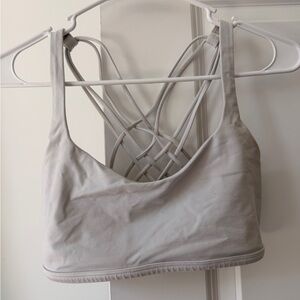 Lululemon White Sports Bra